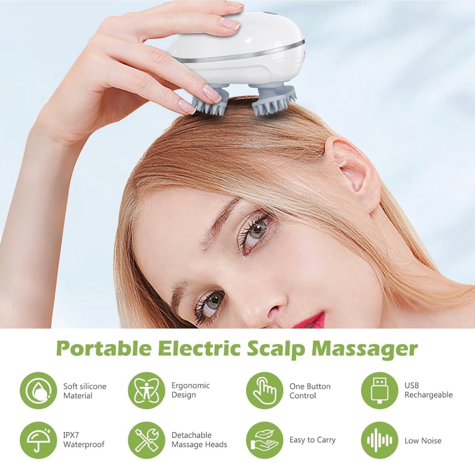 Smart Electric Scalp Massager (1 Pc)