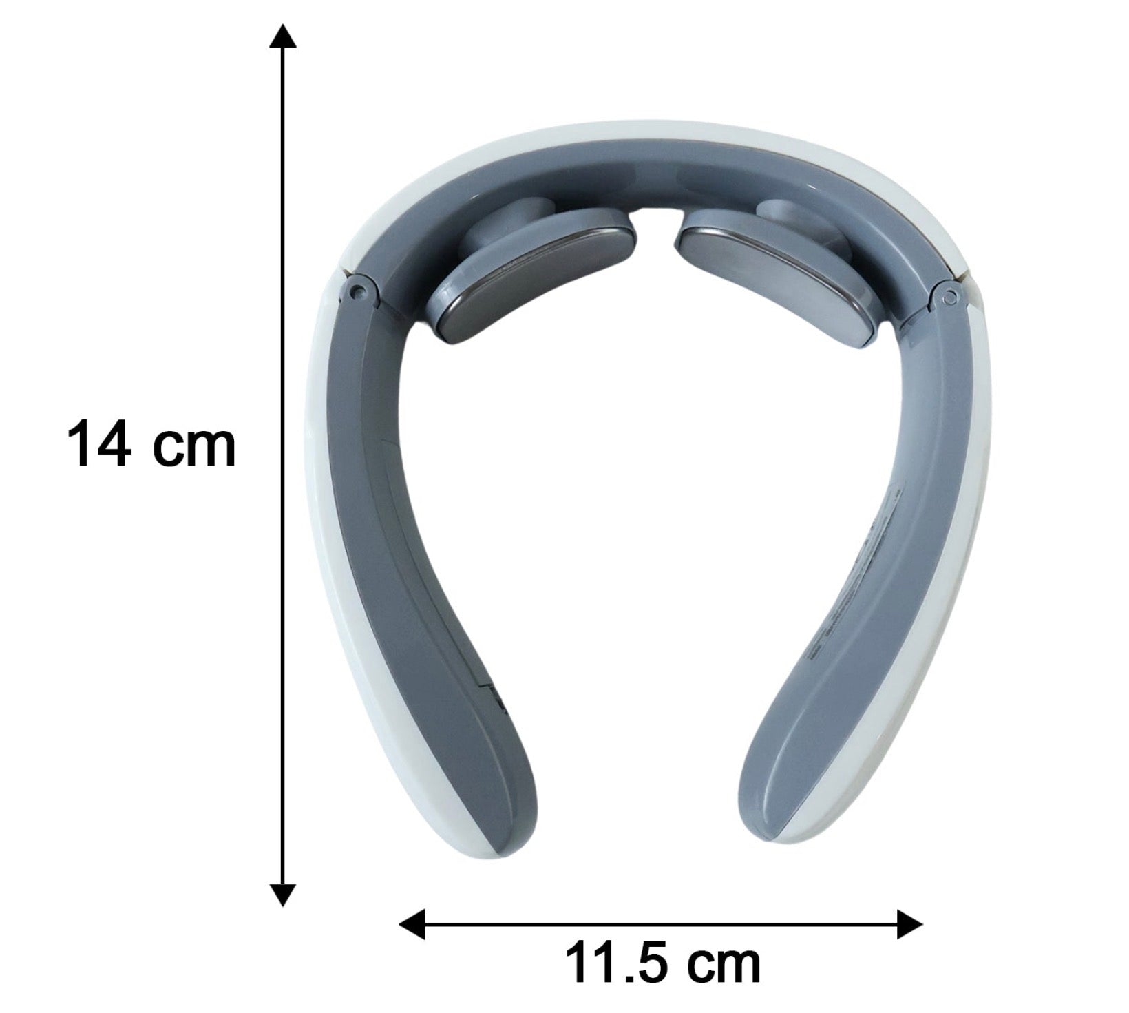 2 Heads Smart Electric Neck And Back Pulse Massager (1 Pc  Mix Design)
