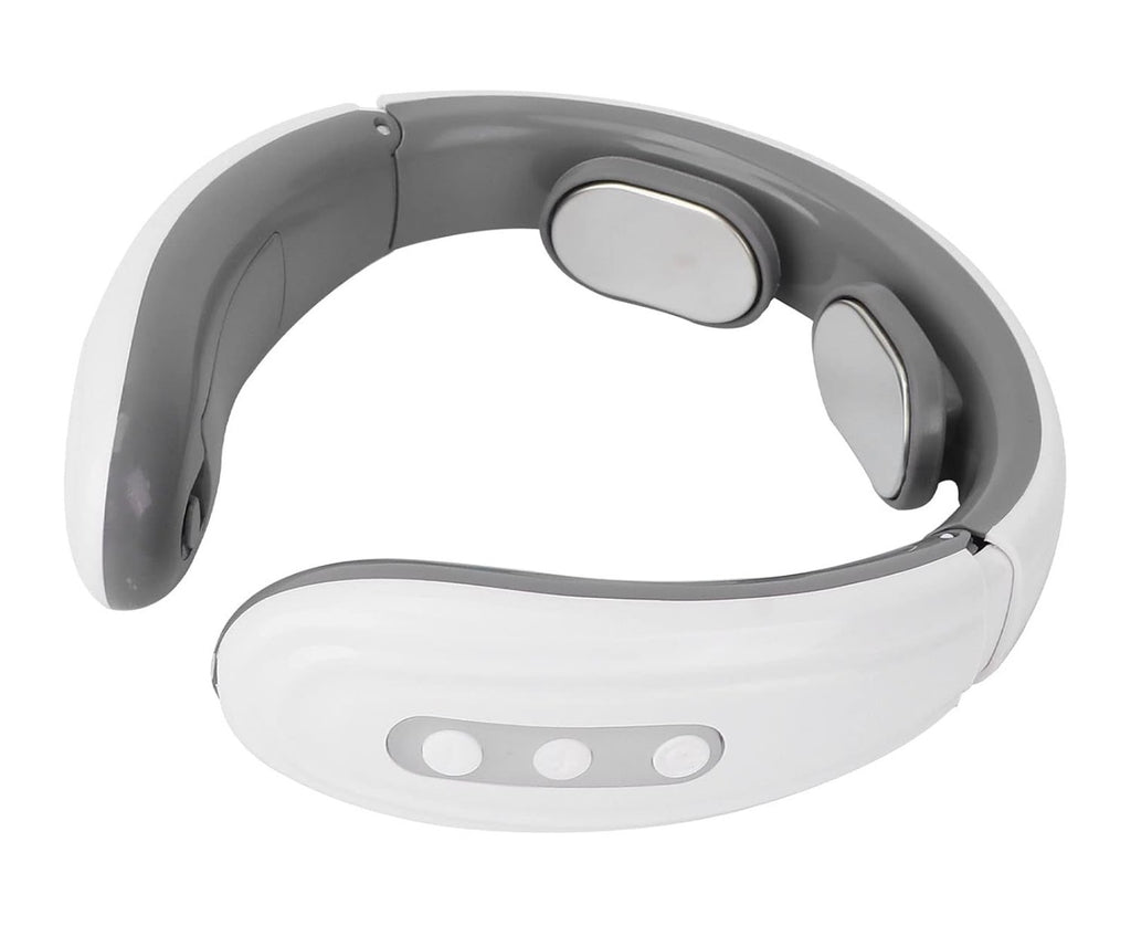 2 Heads Smart Electric Neck And Back Pulse Massager (1 Pc  Mix Design)
