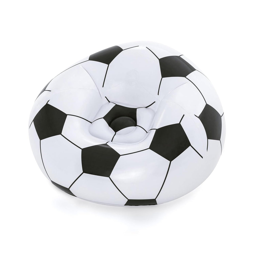 Inflatable Soccer Ball Lounge Chair  Fun  Comfortable For Kids