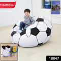 Inflatable Soccer Ball Lounge Chair  Fun  Comfortable For Kids